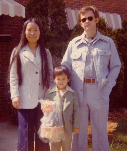 Linh with Ban and Bruce Slomovitz - 1977