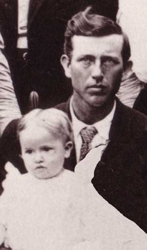 Blanche Jones and Father John - 1911