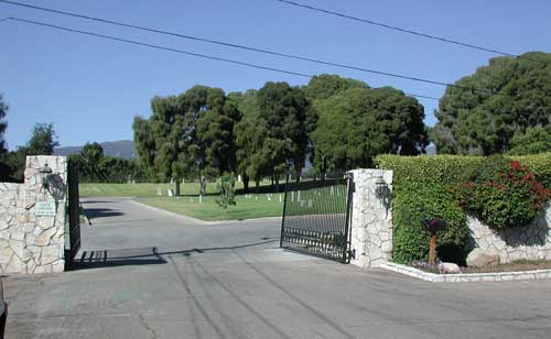 Goleta Cemetery Entrance