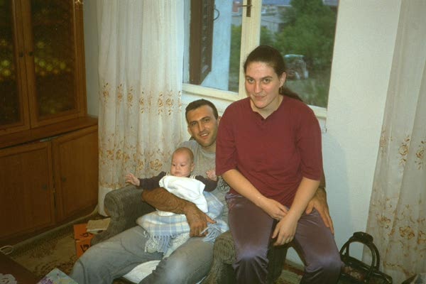 Matilda With Želko and Baby Ivan - 1996