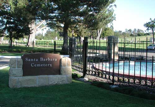 Santa Barbara Cemetery Entrance