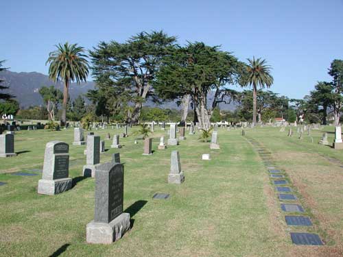 Santa Barbara Cemetery Near Miles Gravesite